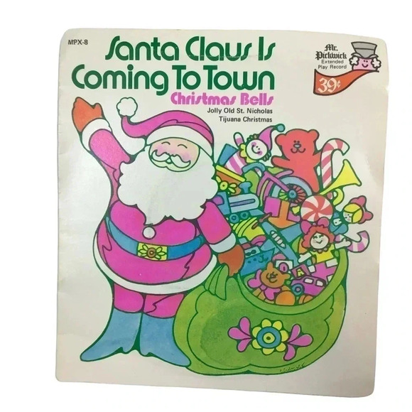 Vintage Mr. Pickwick Christmas 45 record - Picture 1 of 5